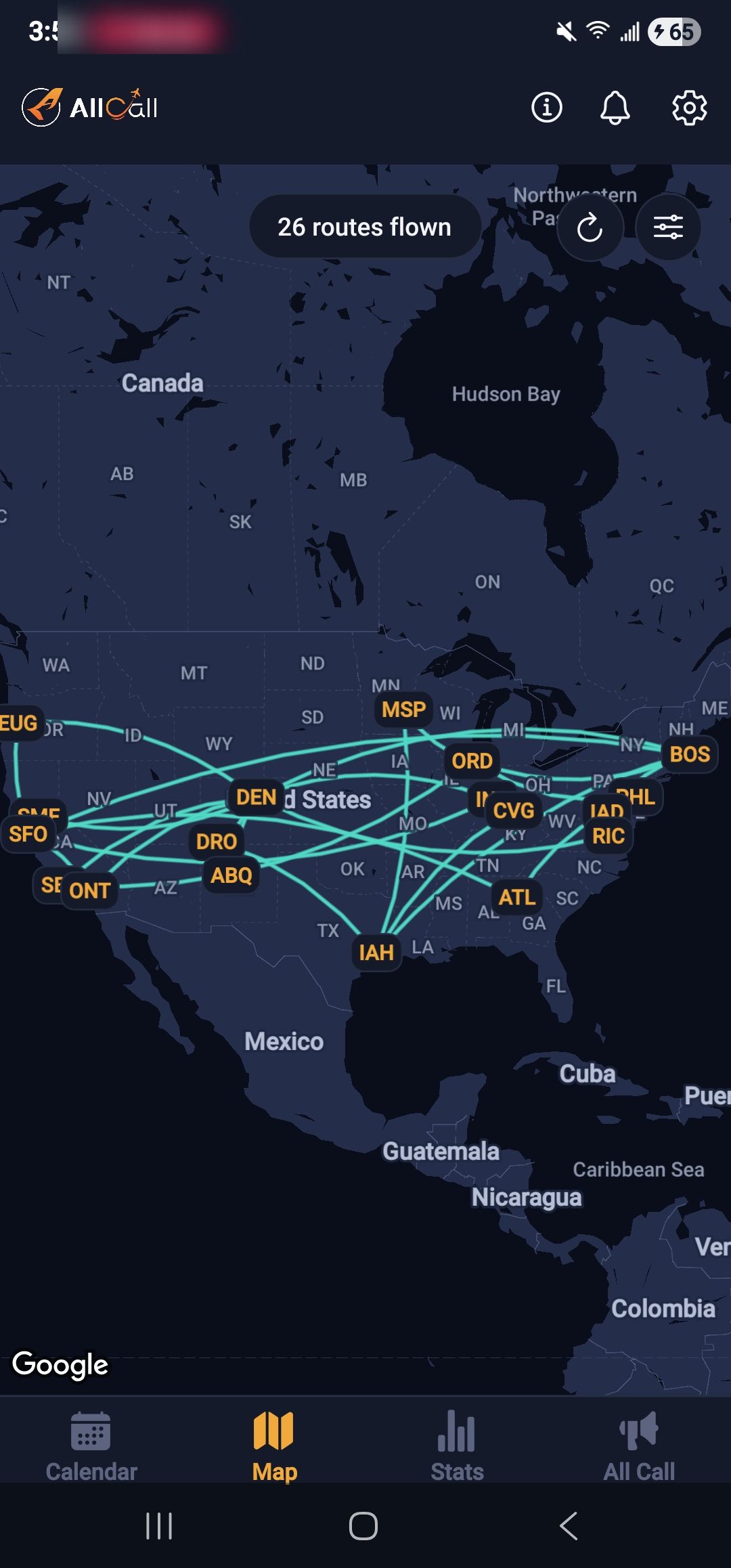 Route map